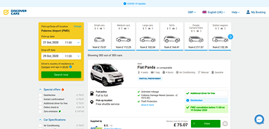 Rent a Car in Sicily